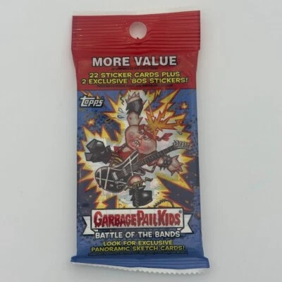 ⚡2017 Garbage Pail Kids Battle Of The Bands Fat Value Pack Brand New Jumbo GPK⚡ - Bild 1 von 2