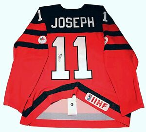 Ottawa Senators Mathieu Joseph GAME WORN/AUTOGRAPHED IIHF 🇨🇦JERSEY COA