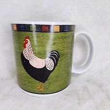 Warren Kimble Country Quartet Chicken Mug Folk Art Rooster Farm Garden Cup