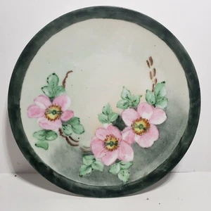 H & Co. Selb Bavaria - Handpainted Plate - Floral - Vintage - Picture 1 of 3