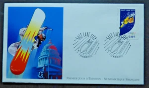 France 2002 FDC First Day Stamp 3460 Winter Olympic Games Albertville Salt Lake - Picture 1 of 1