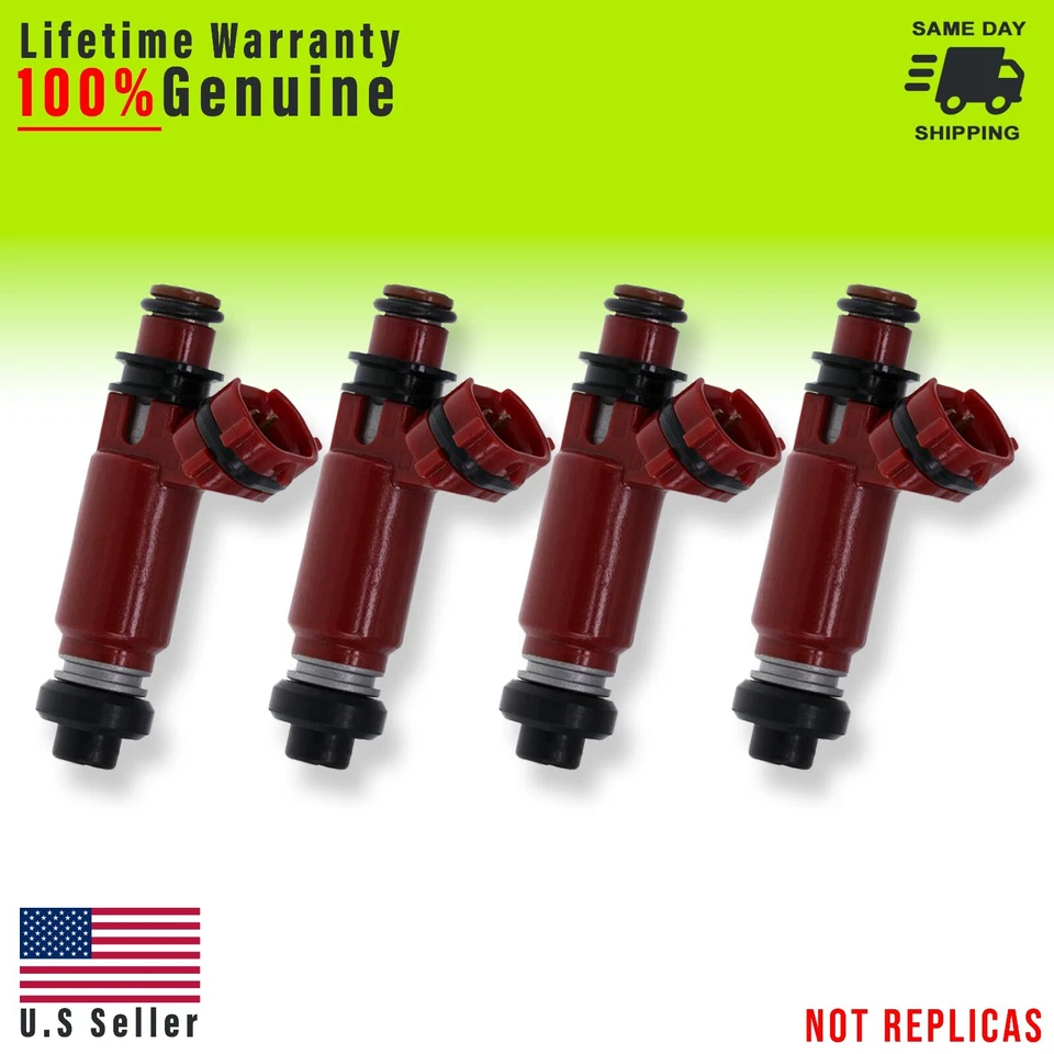 Juego de inyectores de combustible Denso OEM (4) 195500-3260 para Suzuki Swift: 1998 - 01 1,3 L I4 Foto 1 de 1