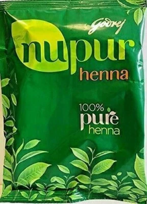 GODREJ Nupur Henna Mehndi Mehandi Herbal Hair Color Colour Hair Dye Powder - Image 1 of 4