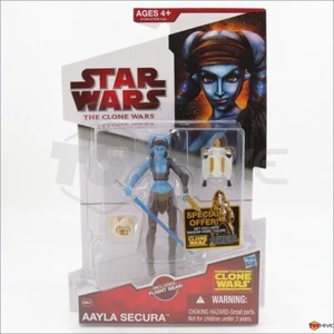 Star Wars Clone Wars Aayla Secura w/ Flight Gear CW40 action figure Hasbro 2009 - Picture 1 of 2
