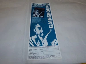 SERGE GAINSBOURG - Petite publicité de magazine / Advert NOUS TIRE SA REVERENCE - Imagen 1 de 1