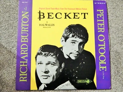 BECKET (1979 RS LAURENCE ROSENTHAL) MINT SOUNDTRACK VINYL LP PETER O'TOOLE - Image 1 of 2