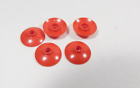 LEGO Lot of 5 Red Round 2x2 Radar Dish Saucers P5