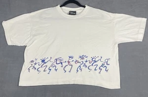 vintage 90s crop top Too T Theme by threads sports gear cropped single stitch - Picture 1 of 8