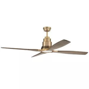 Craftmade Contemporary 60" Ceiling Fan, Satin Brass - RIC60SB4 - Picture 1 of 1