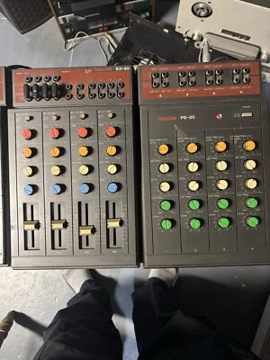 Tascam EX-20 And A Tascam PE- 20 Mixers - Image 1 of 4