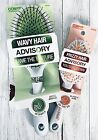 Conair Wavy Hair Advisory + Frizzy Hair Advisory Hairbrushes - 2 Item Lot