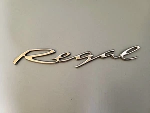 1997-2005 Buick Regal OEM Chrome Cursive Emblem Logo Badge Decal Symbol - Picture 1 of 2