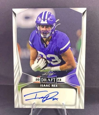 2023 Leaf Draft - Autographs #BA-IR1 Isaac Rex - Image 1 of 2