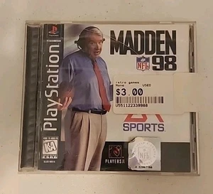 Madden 98 Football PS1 Playstation 1 MD Komplett CIB - - Bild 1 von 3