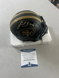 Fred Warner signed autographed SF 49ers Eclipse mini helmet Beckett witness BAS - Picture 1 of 3
