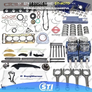Overhaul Rebuild Pistons Gaskets Con rods Kit Φ21mm for VW AUDI CC Tiguan 2.0TSI - Picture 1 of 7