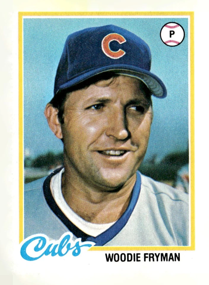 1978 Topps #585 Woodie Fryman Chicago Cubs - Image 1 of 2