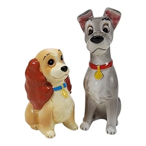 Vintage Walt Disney Porcelain From Lady And The Tramp Pair Of Figurines 5" Japan - Picture 1 of 7