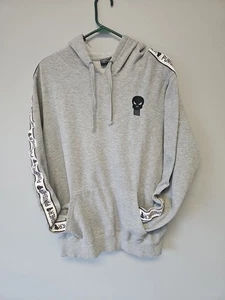 Marvel Punisher Men's L Gray Pullover Hoodie Sweatshirt Kangaroo Pocket. - Picture 1 of 5