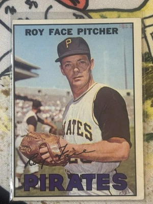 1967 Topps Roy Face #49 Vintage Baseball Pittsburgh Pirates EX/NM - Image 1 of 2