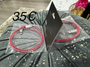 Set (2 pezzi) CAVI DI RICARICA USB TIPO C AUDI ORIGINALE NUOVO 8S0051435S - Zdjęcie 1 z 7