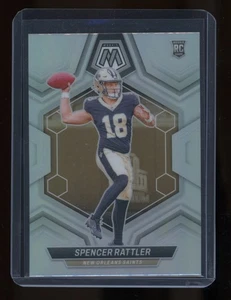 2024 Panini Mosaic Football Spencer Rattler Silver Prizm Rookie RC #393 (BD) - Picture 1 of 2