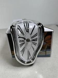 Neue surrealistische schmelzende Uhr Salvador Dali Stil Tropfkunst Wand Schreibtisch Regal Dekor - Bild 1 von 7