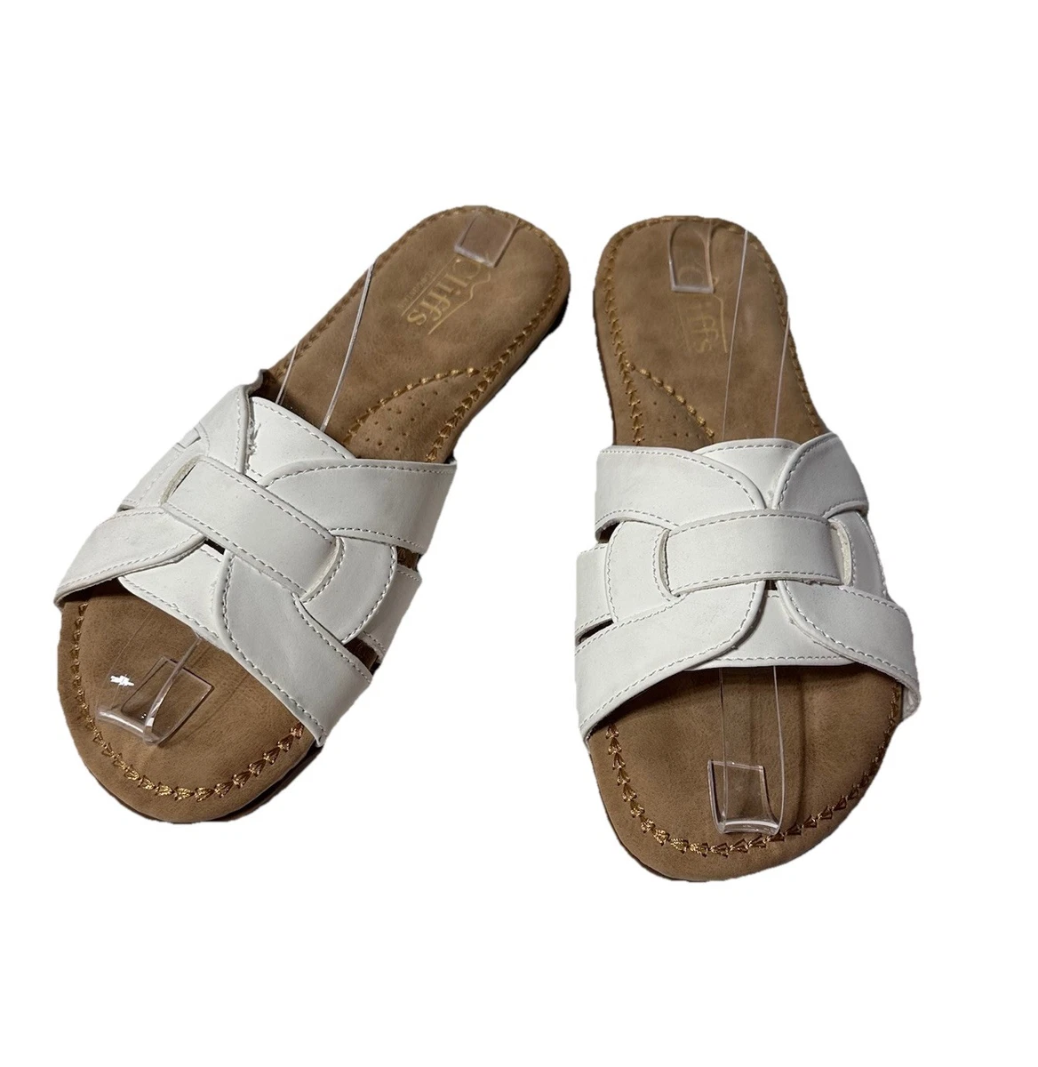 WHITE MOUNTAIN Zapatos NEWPORT - Sandalias Para Mujer, Blanco