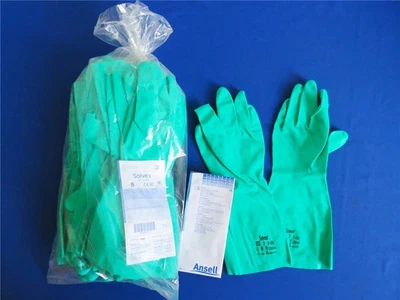 12 Paar ANSELL Chemieschutz Handschuhe Gr. 9 Solvex® - Kat. III - 37-695 - Bild 1 von 4