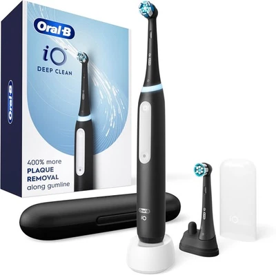 Oral-B iO Series 3 Rechargeable Electric Toothbrush Matte Black SEALED, See Box - Image 1 of 4