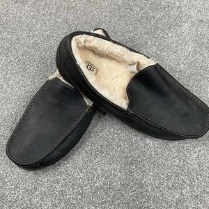 UGG Ascot Slippers Mens 15 House Shoes Slip On Plush Wool Blend 5379 NWOB - Picture 1 of 9