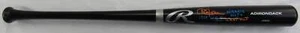 Cleon Jones Signed Auto Autograph Black Rawlings Baseball Bat w/ Multiple Insc J - Picture 1 of 5