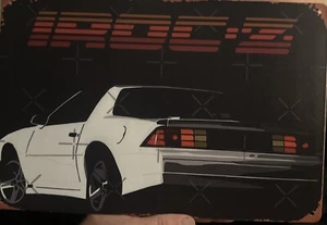 Blechschild Camaro Iroc-Z 9x12 Rustikal Mancave Garage - Bild 1 von 1