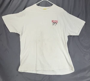 Vintage 90s Thrashed Big Dog Single Stitch Shirt Herren Gr. XL Eishockey Grafik - Bild 1 von 17