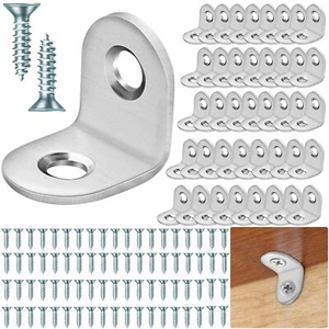 Equerre Fixation 20 Pièces Équerre étagère 20MM Equerre de Fixation Forme de ... - Photo 1/7