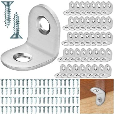 Equerre Fixation 20 Pièces Équerre étagère 20MM Equerre de Fixation Forme de ... - Photo 1/4