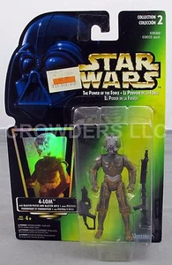 Holograma Star Wars Power of the Force 4-LOM Bounty Hunter Canadá Cardback 97 Nuevo en paquete - Imagen 1 de 3