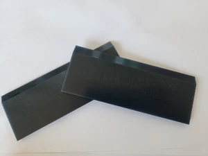 2 Pcs Blue Maxs Rubber Blade Squeegee Wiper Water Scraper Window Tint Clean Tool - Picture 1 of 1