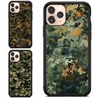 woodland digital camouflage Anti-Slip For Apple iPhone 12 Mini Pro Max