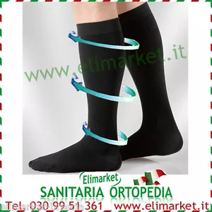 Calze elastiche graduate 18-21 mmHg gambaletti elastici compressione graduata - Zdjęcie 1 z 8