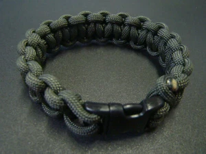 Paracord bracelet Cobra Olive drab Od green 7 Strand 550 LB  USA Size 5-10 - Picture 1 of 1