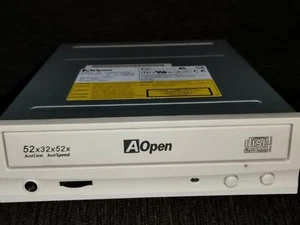 AOPEN CRW5232/ARR 52x32x52x CD WRITER 5.25'' PATA DRIVE/CD-RW 52x CD-R/RW BURNER - Picture 1 of 12