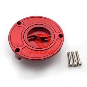 For Monkeybike Z125 Motorcycle Keyless rotation Fuel Tank Gas Cap Cover Aluminum - Picture 1 of 12