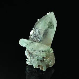 HIMALAYAN LEMURIAN SEED NIRVANA ICE CHLORITE PHANTOM QUARTZ CRYSTAL CLUSTER. - Picture 1 of 9