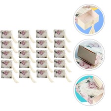20 Pcs Storage Boxes Flower Pattern Drawer Type Candy