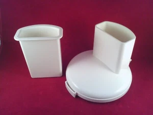 Oskar Sunbeam Model 14081 Food Processor Replacement Part Lid & Pusher white. - Picture 1 of 3