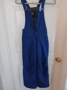 Arctix Kids Insulated Snow Bib Overalls Royal Blue Medium Has Wear At Bottom - Picture 1 of 18
