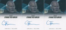 LE Star Trek Strange New Worlds S1 Autograph Carlisle J. Williams as Brax FB AAA