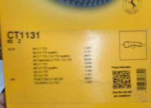 E774BE -- CINGHIA CT1131 AUDI PORSCHE VW 2.7 3.0 TDI A4 A5 A6 CAYENNE Q7 TOUAREG - Imagen 1 de 2