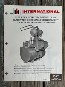 Vintage Original IH International Harvester Cable T-24 TD-18 Raupe Planierraupe Flyer - Bild 1 von 2